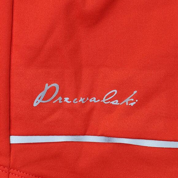 Przewalski Cycling Bike Jacket sz L Men Red Gray Reflective Full Zip Pockets NEW - Picture 10 of 13